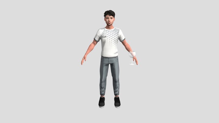 The role with my face 3D Model
