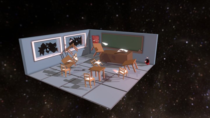 Class Diorama 3D Model