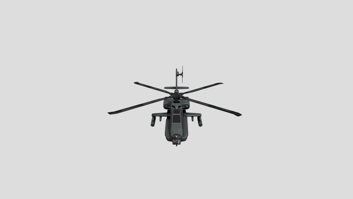 AH-64_ Apache 3D Model