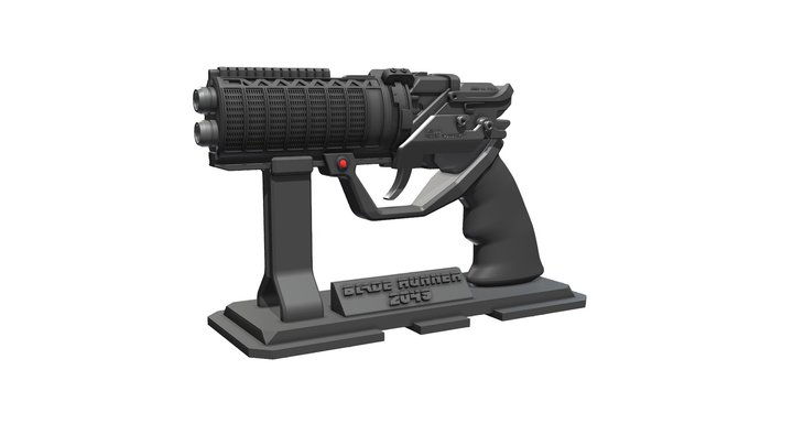 Agent K Blaster - BladeRunner 2049 - Printable 3D Model