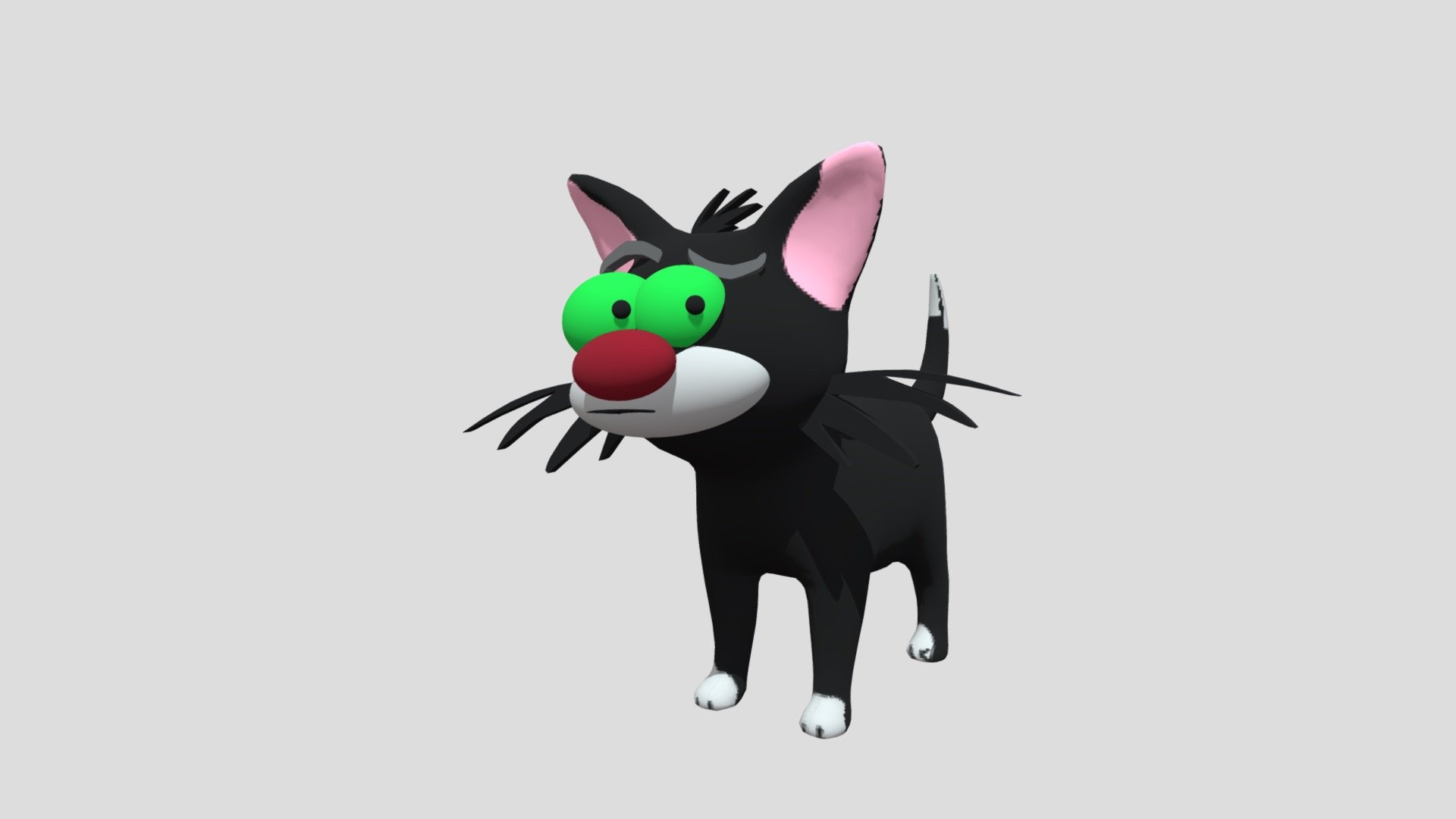 Black Tom And Jerry Cat - Download Free 3D model by EgorThe3Danimator ...