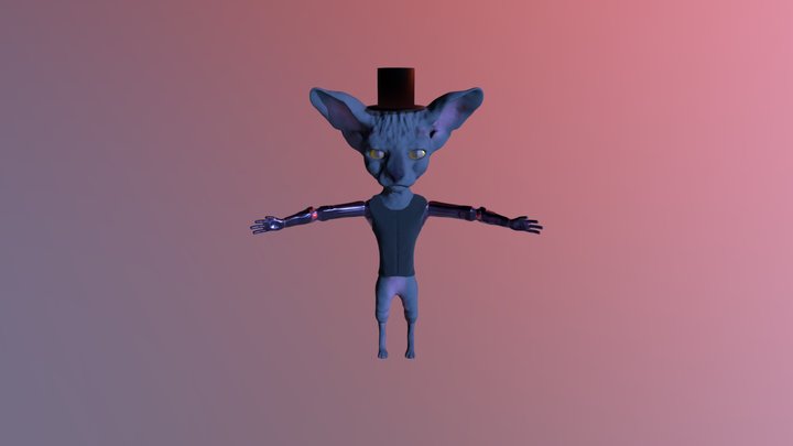 Felix Stone - director of sci fi circus 3D Model