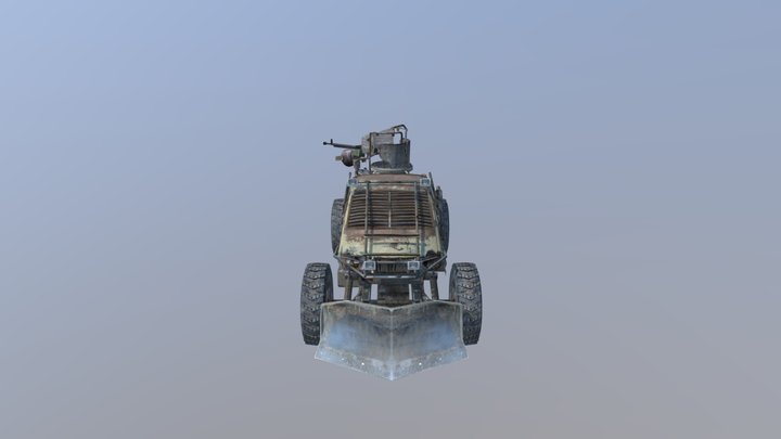 Armored Truck 3D Model