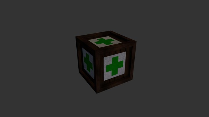Health Crate 3D Model