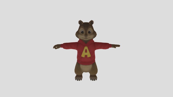PC Computer - Alvin And The Chipmunks - Alvin 3D Model
