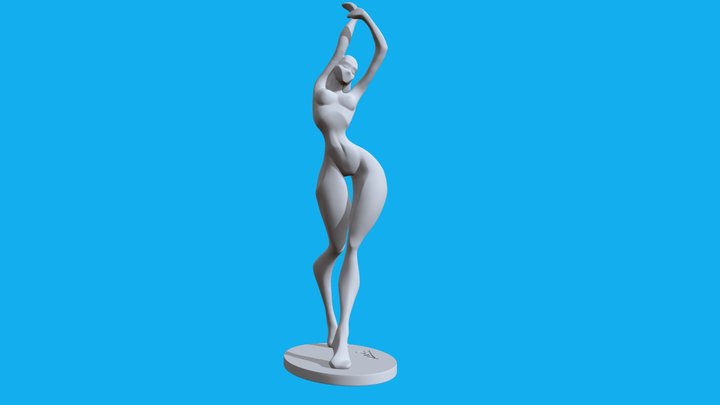 Dancer 2, 3D printable 3D Model