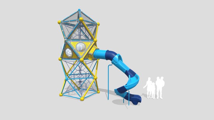 Net Effects - Portal X2 Tower 3D Model