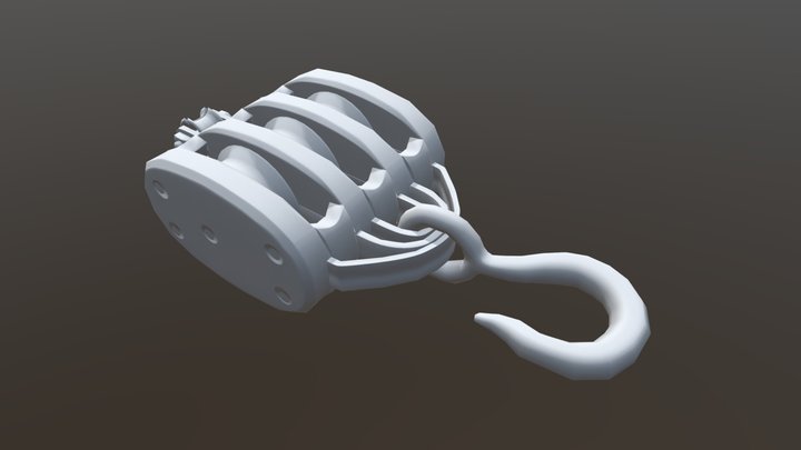 Hook Pulley LP 2 3D Model