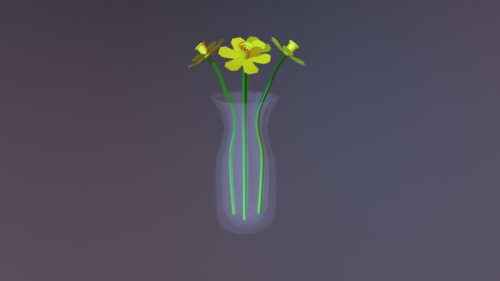 Flower Model 3D Model