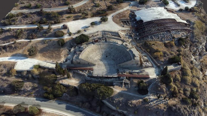 Kourion Ancient Amphitheater | CYPRUS 3D Model