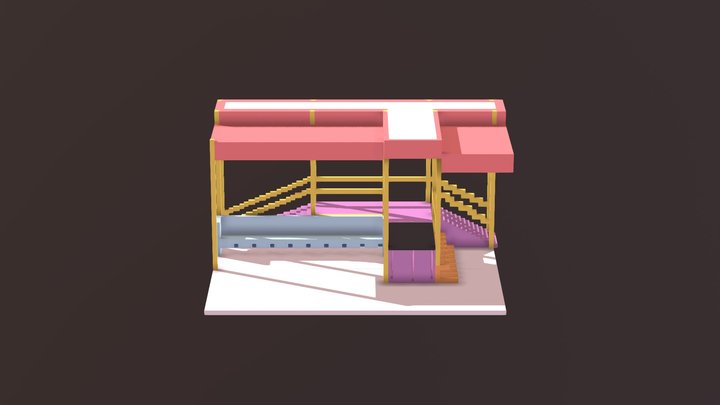 Novo modelo de Ponto de Onibus 3D Model