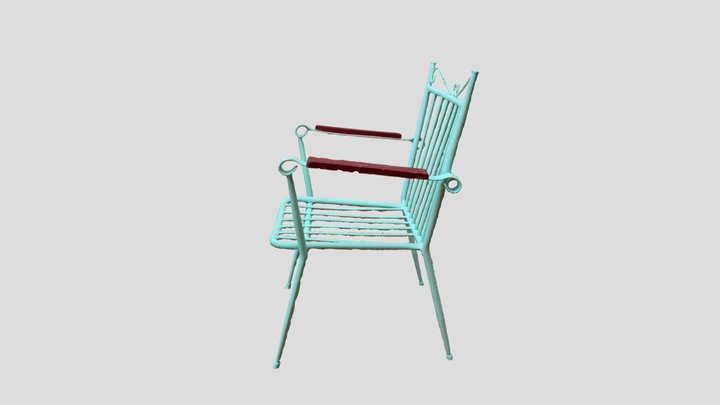Blue chair 3D Model