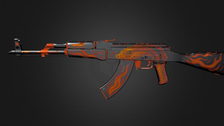 Ak-47 | Languinho 3D Model