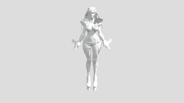Full Character (E.V.A) 3D Model
