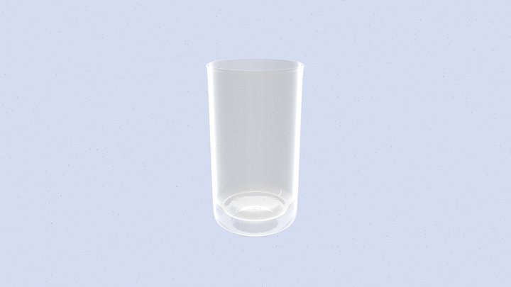 Glass cup 3D Model
