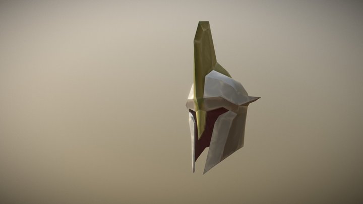 Barbarian Emperor's Helm 3D Model