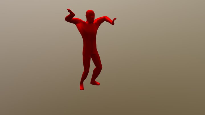 Basic Man Samba Dancing 3D Model