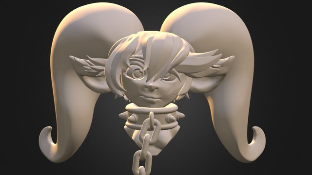 Poppy bust - League of Legends 3D Model