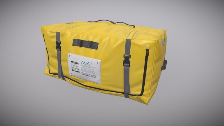 Sci-fi cargo bag 3D Model