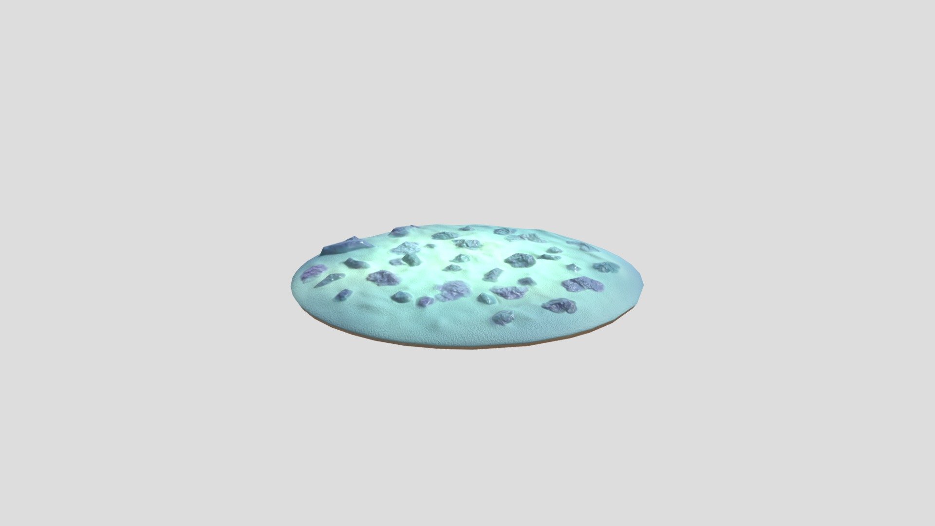 Underwater sand bottom