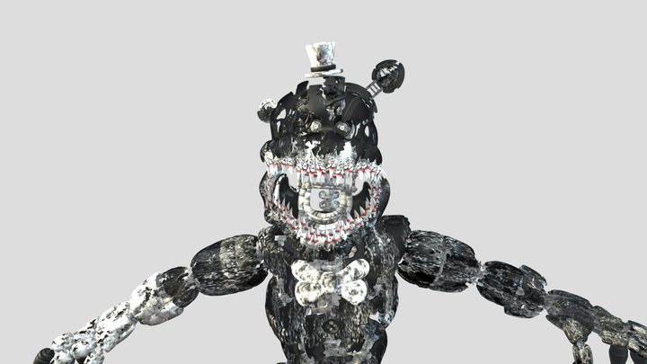 Fnaf 4 Hybrid V2 3D Model