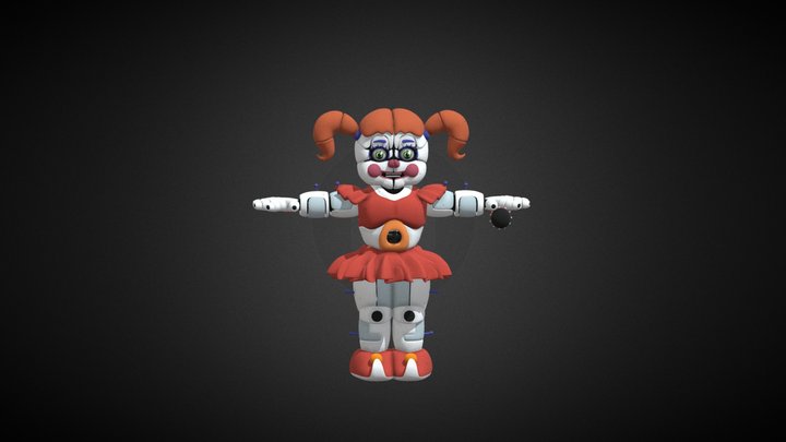 circus-baby-ladies-pack 3D Model