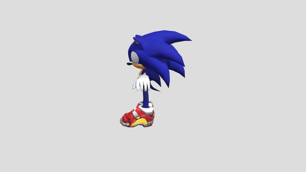 Sonic A2 Dreamcast And Gamecube Blender Files