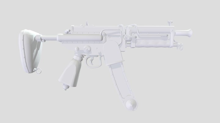 Steampunk_gun 3D Model