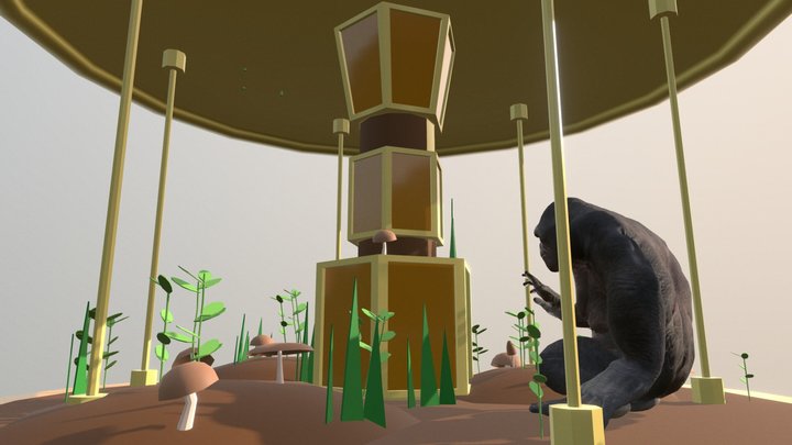 The Carousel of Kong 3D Model