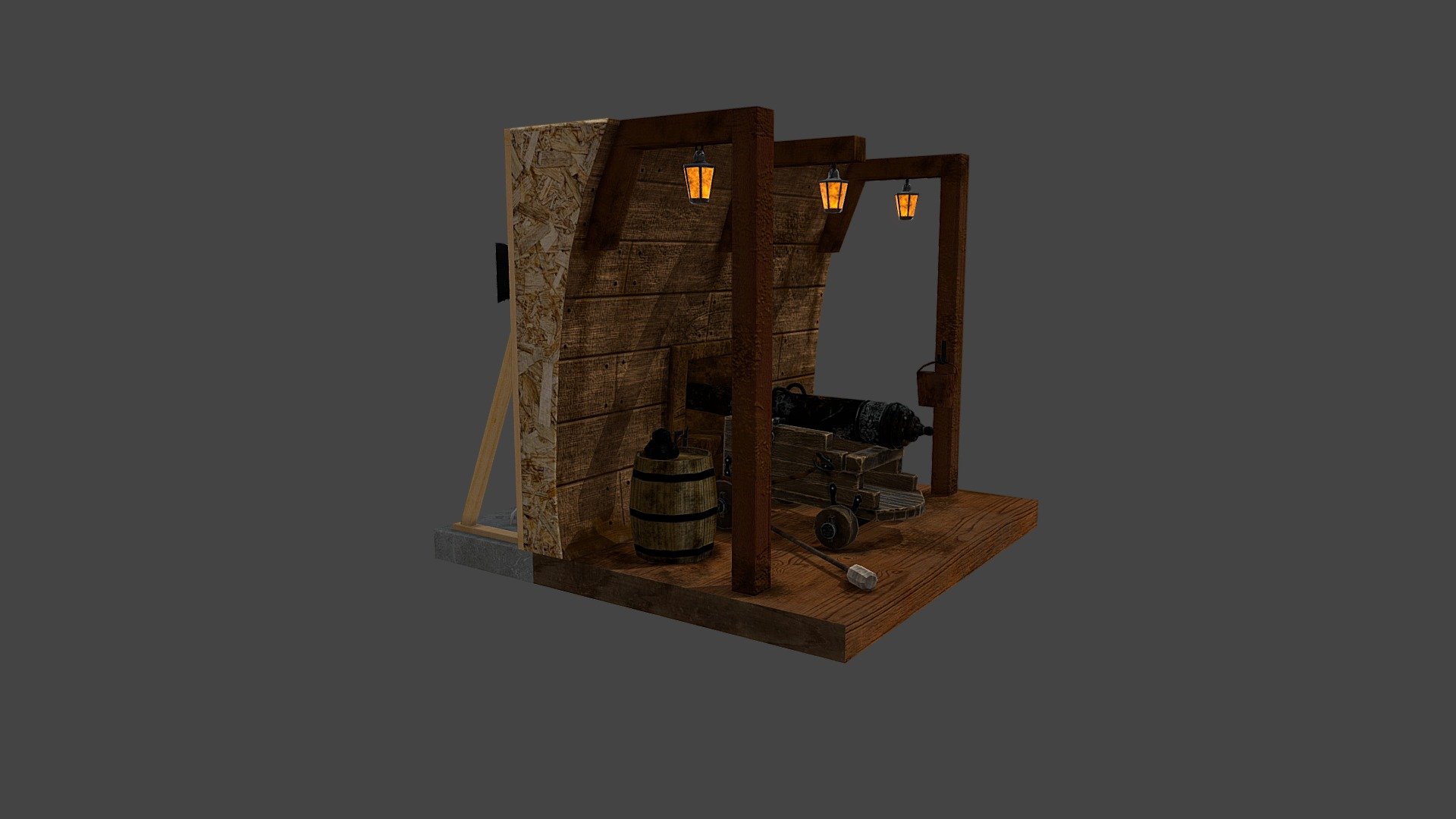 Ship Cannon Environment