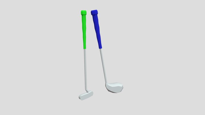 Club de golf Modèle 3D