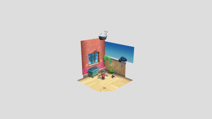 Talking_tom_cat_background – Free 3D Model STL