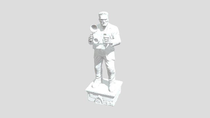 Vintage Monster Photographer 3D Model