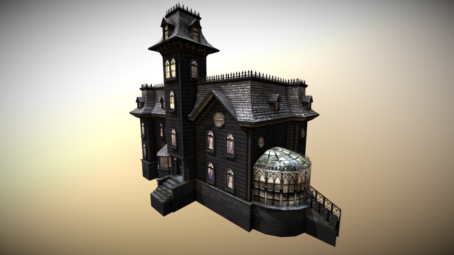 Addams Family House - 3D model by mauknox09 (@asderel07) [592c49f]