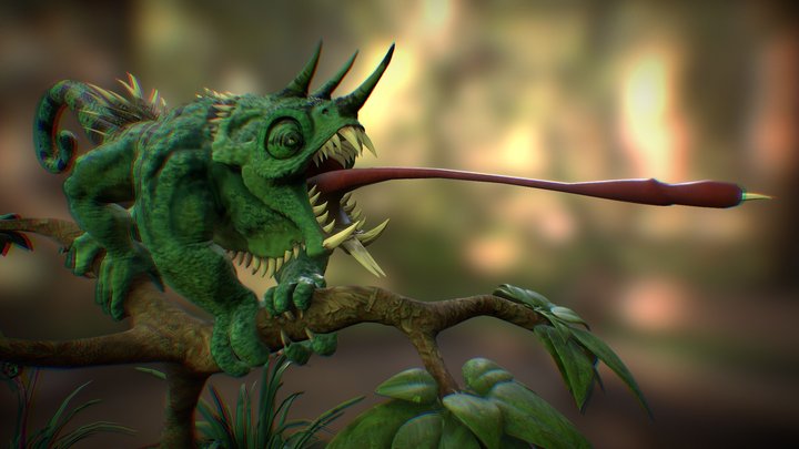 Chameleopard 3D Model