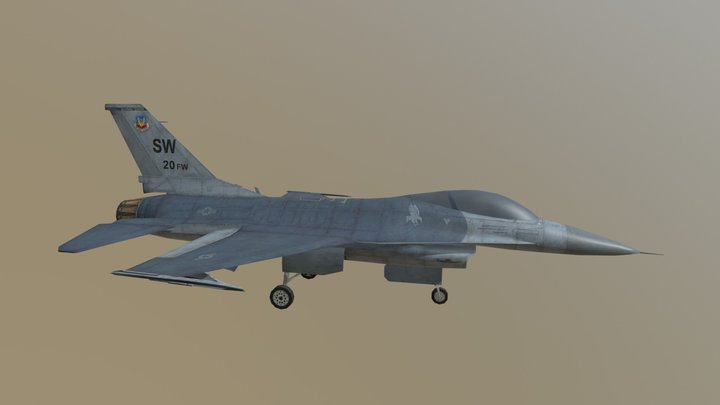 F16_Falcon 3D Model