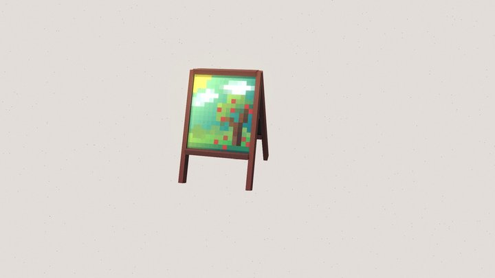 A Shop sign 3D Model