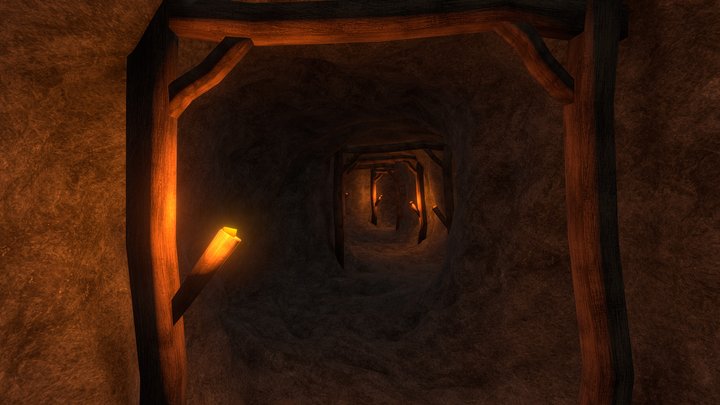 Realistic Cave 2.0 3D Model