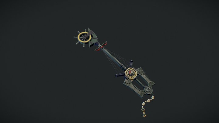 Kingdom Hearts 3 Wheel of Fate 3D Model