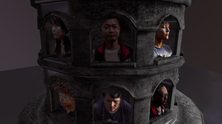 Game of Thrones -  Temple of the Many-faced god 3D Model