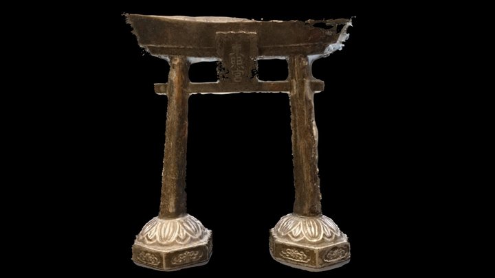 Asian arch ornament 3D Model