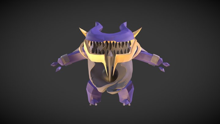 Dark Star Tahm Kench 3D Model