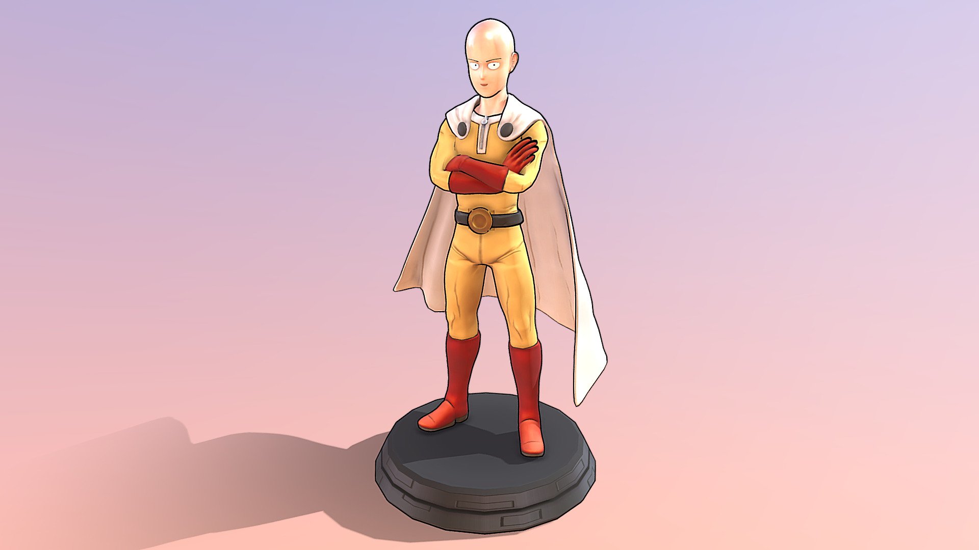 Saitama One Punch Man Cape Fist for Samsung Galaxy iPhone Wallpapers  Free Download