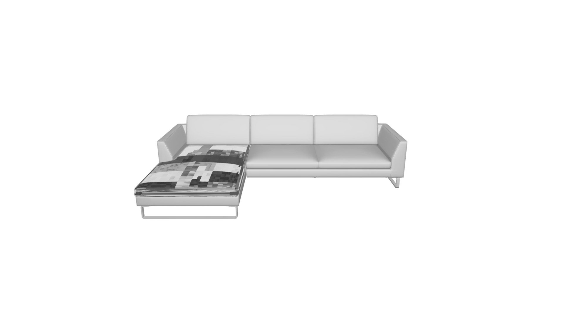 TOKYO corner Sofa grey. DGHOME 3D model by dghome.ru [5934176] Sketchfab