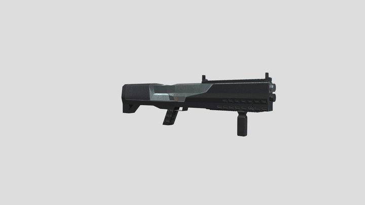 Shotgun KSG 12g 3D Model