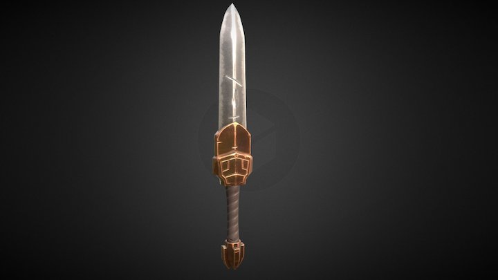 Dwarven Dagger 3D Model
