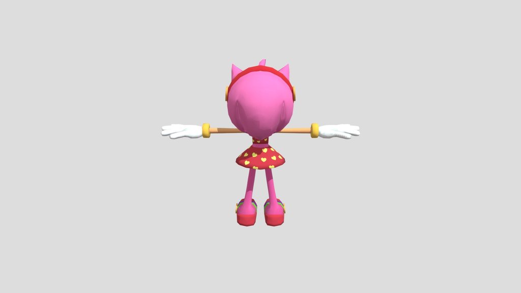 Summer Amy Rose (Sonic Speed Simulator)