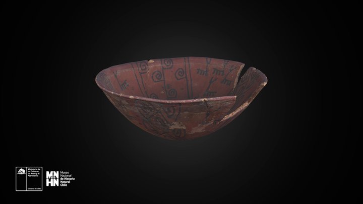 Puco Copiapó negro sobre rojo – Free 3D Model STL