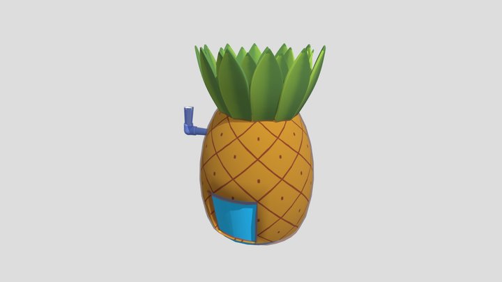 SpongeBob Pineapple House 3D Model