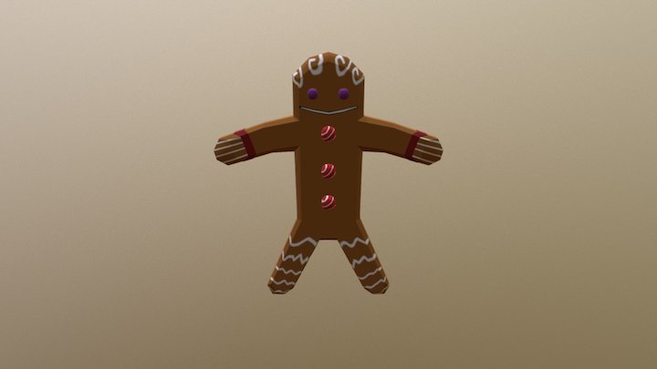 Ginger_Bread_Man 3D Model